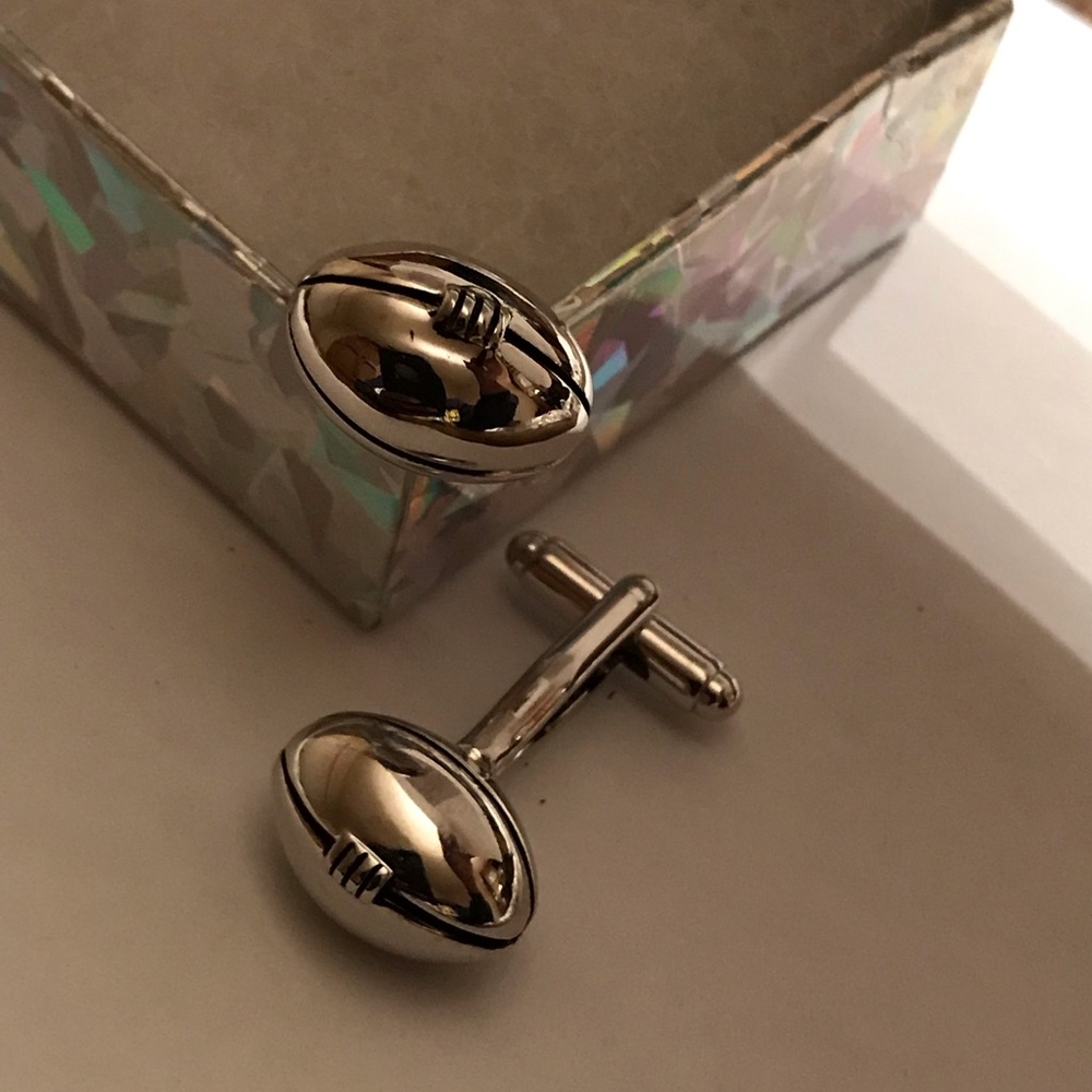 Football Cuff Links - Picture 2 of 4